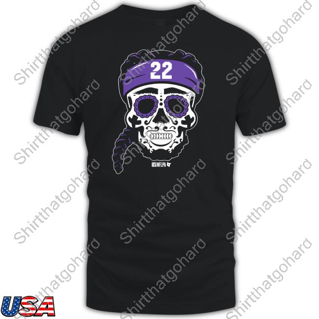 Derrick Henry Baltimore Sugar Skull NFLPA Tee