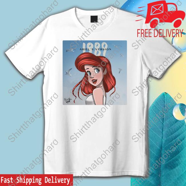 Official Taylor Swift 1989 Ariel's Version Mermaid Princess T Shirts