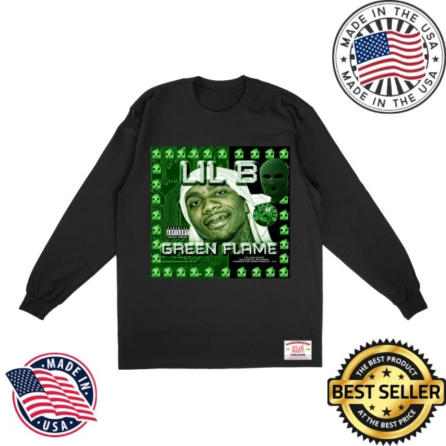 Lil B Green Flame Shirt Basedworld Merch