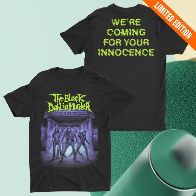 Official Night Shift Merch Store Shop The Black Dahlia Murder - Panic Hysteric Popover Shirt Nightshift Merch