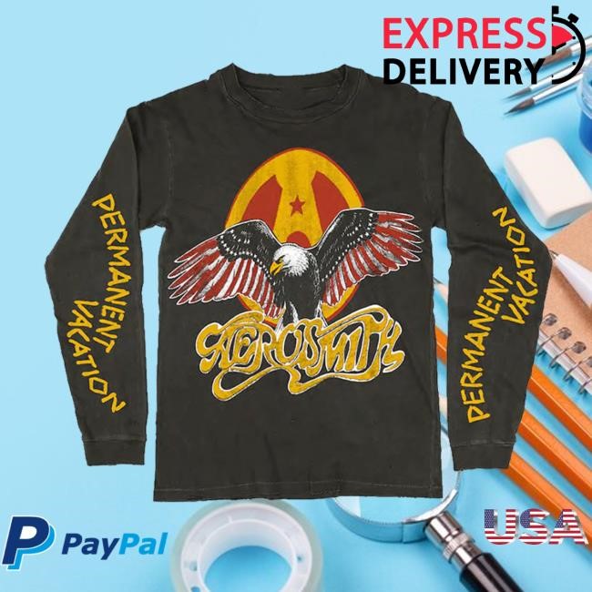 Madeworn Eagle LS Tee Aerosmith Official Store