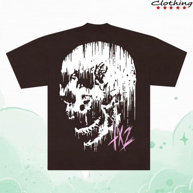 Official Tx2 Merch Store Skull Chocolate Tee