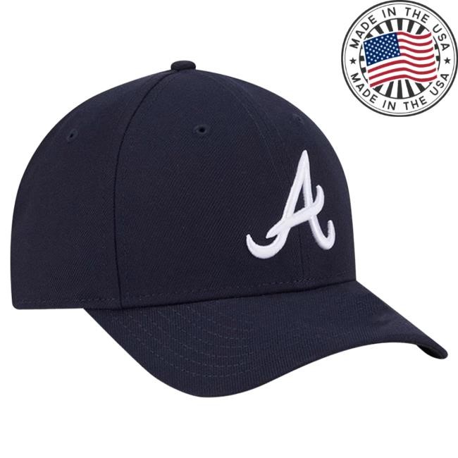 Rally House Atlanta Braves New Era Navy Blue 9FORTY Replica Hat