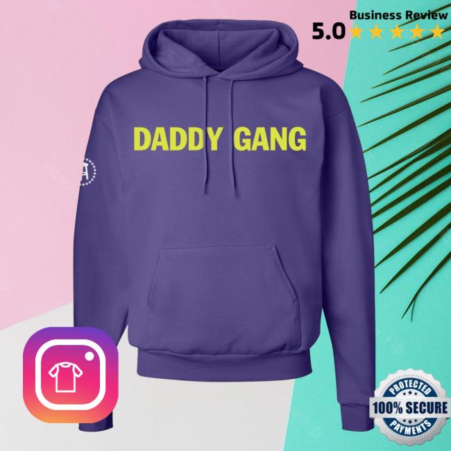 Official Call Her Daddy Apparel Clothing Store Shop CHD Merch Daddy Gang Purple Hoodie CallHerDaddy