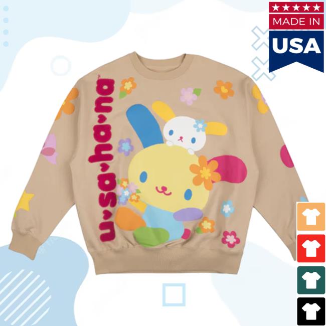 Official Sanrio Apparel Clothing Merch Store Shop U*Sa*Ha*Na X Dumbgood Attractive Hoodie