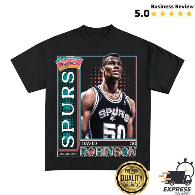 Official Icy Shop Merch David Robinson San Antonio Spurs Vintage T-Shirt
