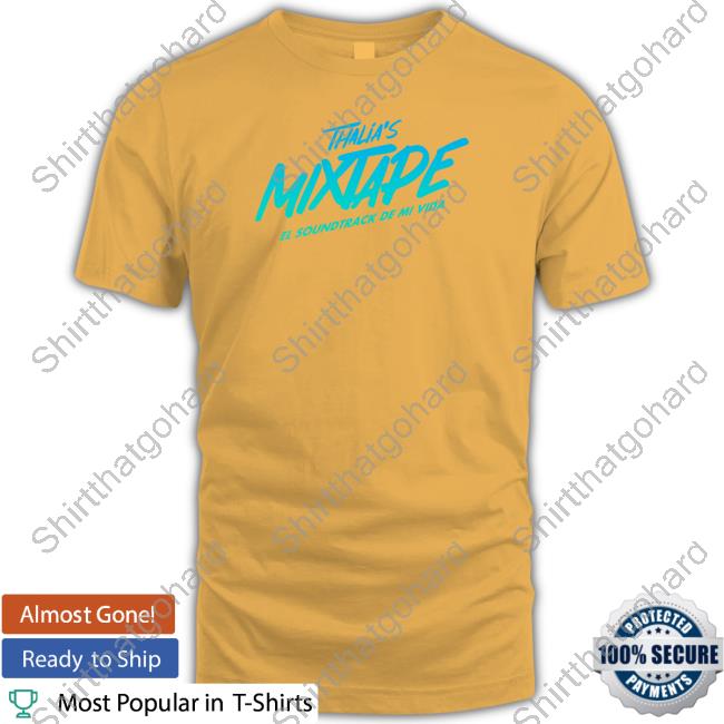 Official Thalía Merch Thalia's Mixtape Neon El Soundtrack De Mi Vida T-Shirt