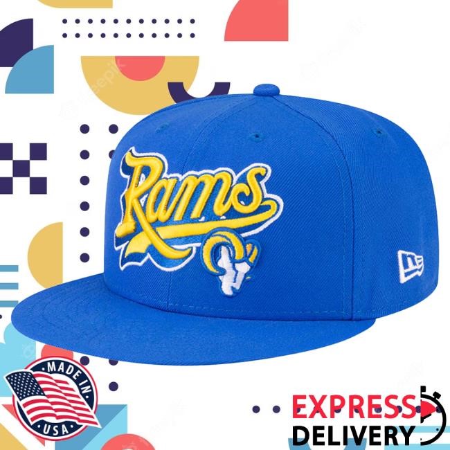 Men's Los Angeles Rams New Era Born x Raised Royal 59FIFTY Fitted Hat NFL Shop Store