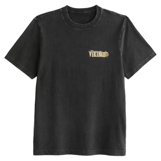 Official Abercrombie And Fitch Apparel Clothing Merch Minnesota Vikings Graphic Tshirt Abercrombie Store Shop