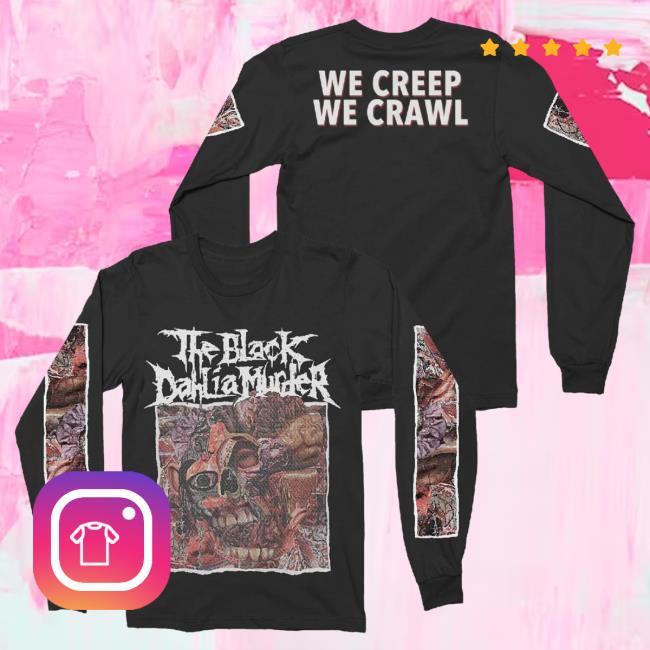 Official Night Shift Merch Indie Merch Store The Black Dahlia Murder - Gore Face L/S T Shirt NightShiftMerch IndieMerchStore