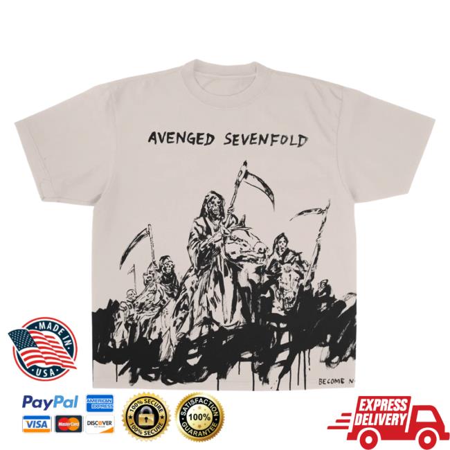 Official Avenged Sevenfold Store Shop A7x World Avenged Sevenfold Become Nothing Shirt 2023 Avengedsevenfold Merch