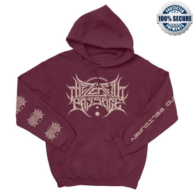 Official IndieMerchStore The Zenith Passage Fleshbound Reliquary Hoody Maroon Indie Merch Store