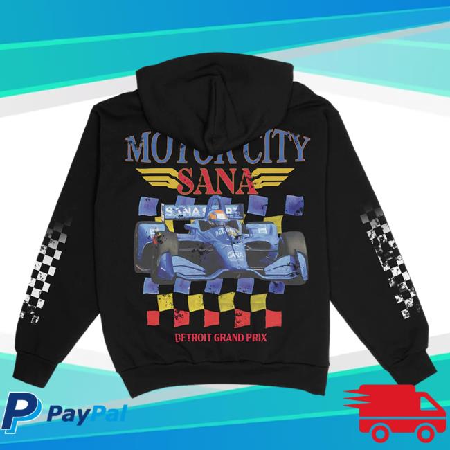 Official Sana Detroit Red Wings Sana Detroit Motor City Racing Hoodies - Black