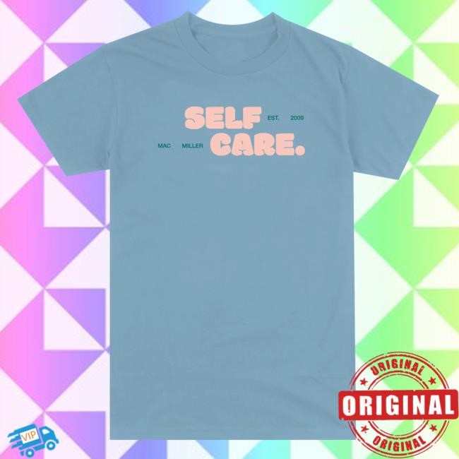 Mac Miller Self Care Bubble Blue Tees