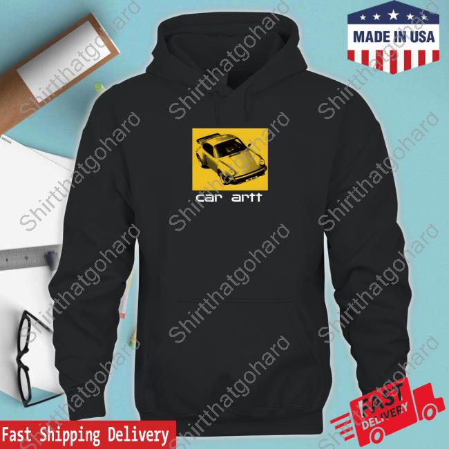 Car Artt Yellow Box Hooded Sweatshirt