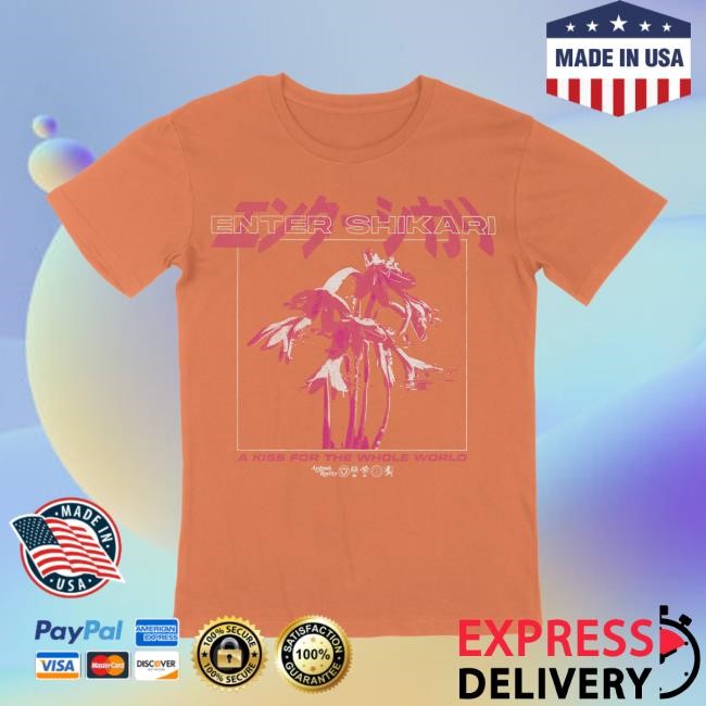 Firelily Short Sleeve Tee Orange - Enter Shikari