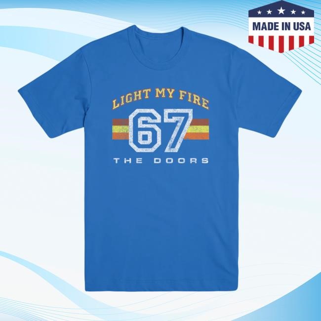 Light My Fire '67 Retro T Shirt - The Doors Official Online Store