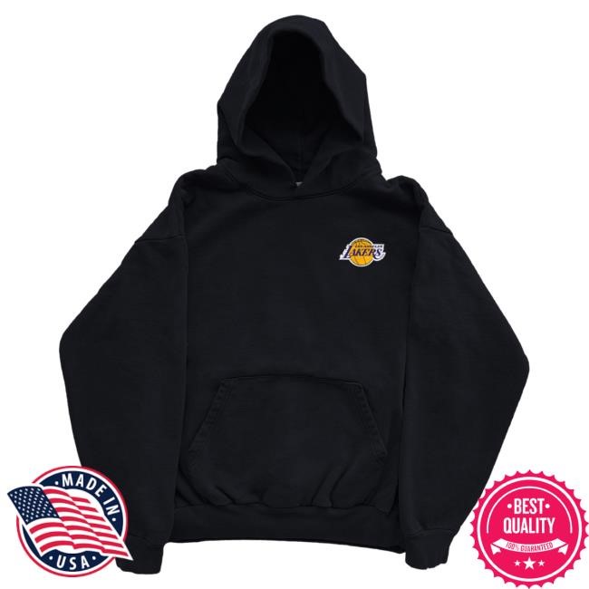 Lakers Crossover Popover Hoodie - Black | Warren Lotas Official NBA