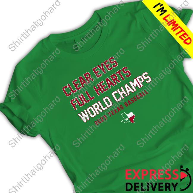 Official Clear Eyes Full Hearts World Champs Top Shirt
