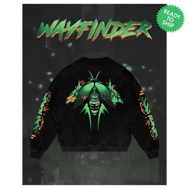 Official Cloudeelle "Wayfinder" - Oversized Sweater Without the phrases