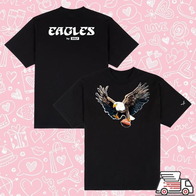 Official Golf Wang Merch Eagles Cutout Shirts by Golf Wang x NFL