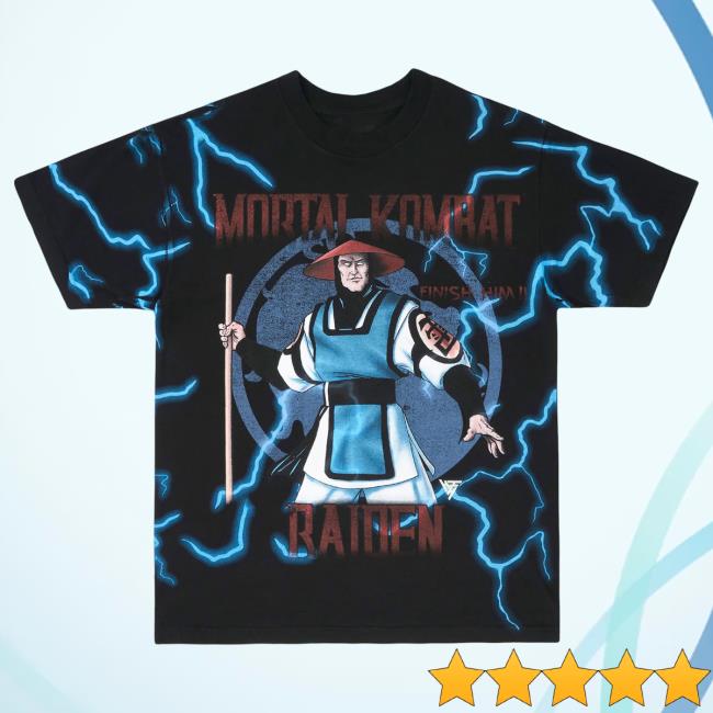 Official Hypland Clothing Merch Store Mk Raiden Thunder Attractive Shirt (Black)