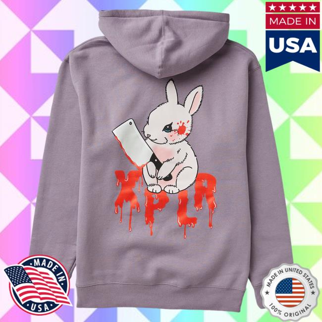 Official Sam And Colby Merch Store Shopxplr Rabbit Popover Sweatshirt Plum Shop Xplr SamAndColby