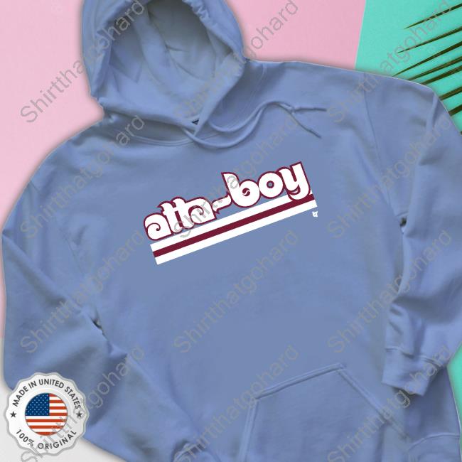 Breaking T Atta-Boy Philly Crewneck Sweatshirt Light Blue