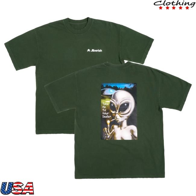 Official Jiberish Apparel Dealer Tshirt Black
