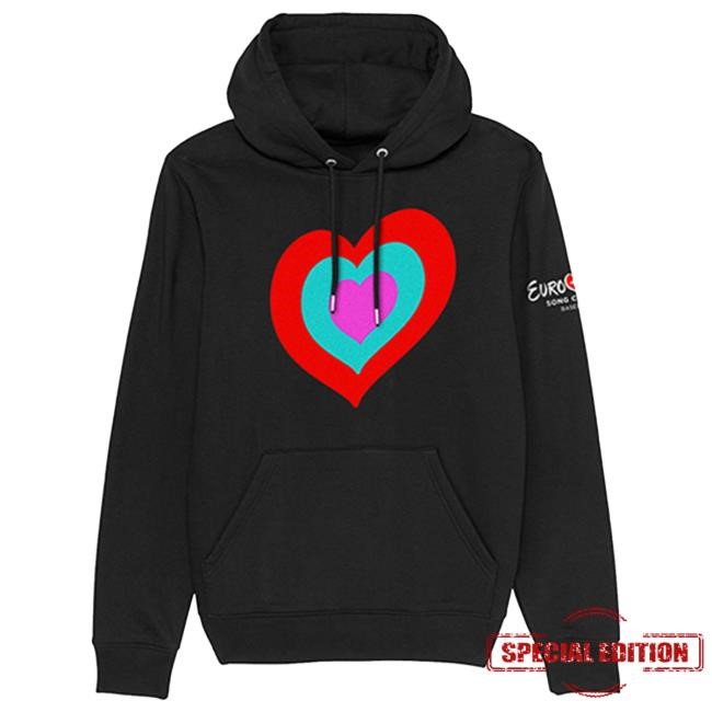 Eurovision Song Contest Attractive Hoodie Heart Eurovision 2025