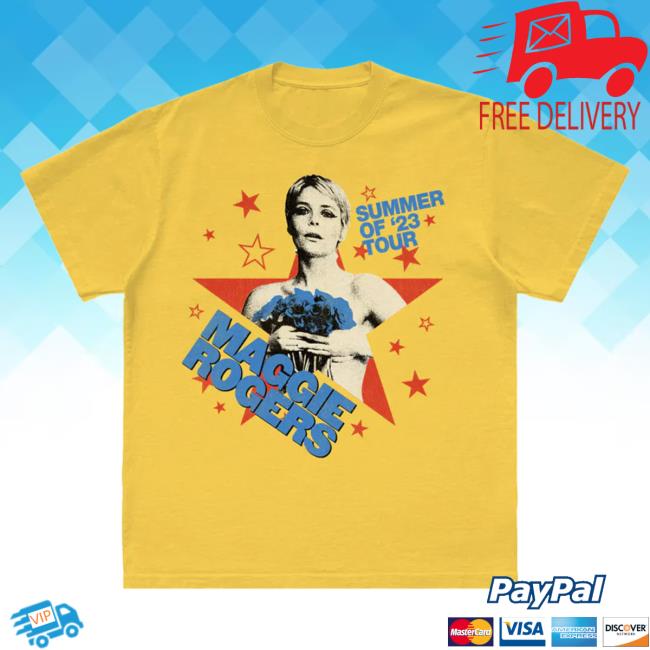 Official Maggir Rogers Merch Maggir Rogers Summer Of '23 Tour Starburst Tshirt Maggir Rogers Apparel Clothing MaggirRogers