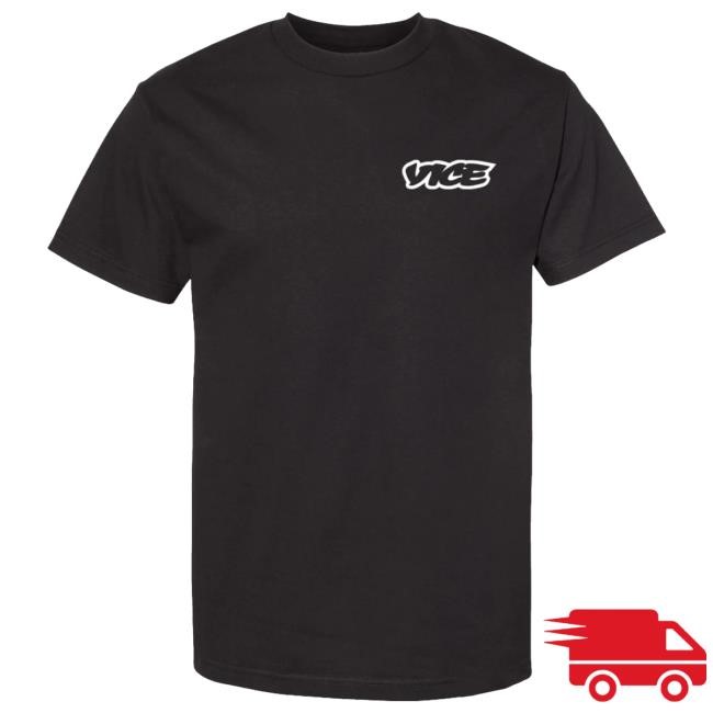 Vice Black OG Logo Left Chest Tee Shirt VICE Merch