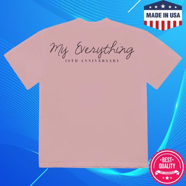My Everything Tenth Anniversary Pink Shirt - Ariana Grande | Shop
