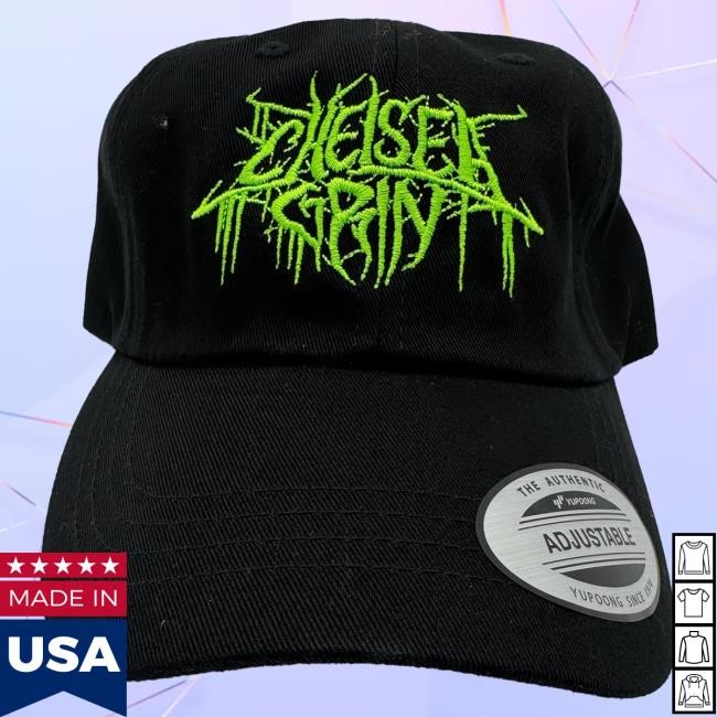 Official Chelsea Grin Merch Store Chelsea Grin Logo Dad Hat (Choose Your Own Logo Color!)
