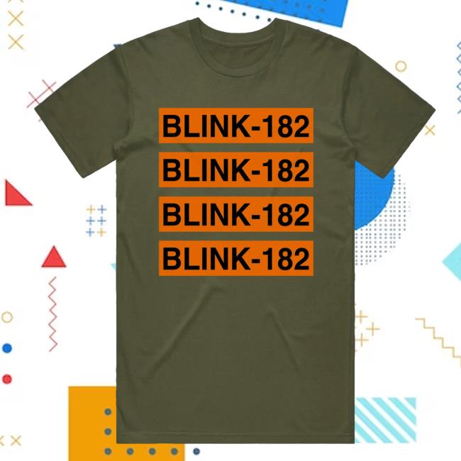 Official 24Hundred Merch Blink-182 Stacked Logo Hoodies