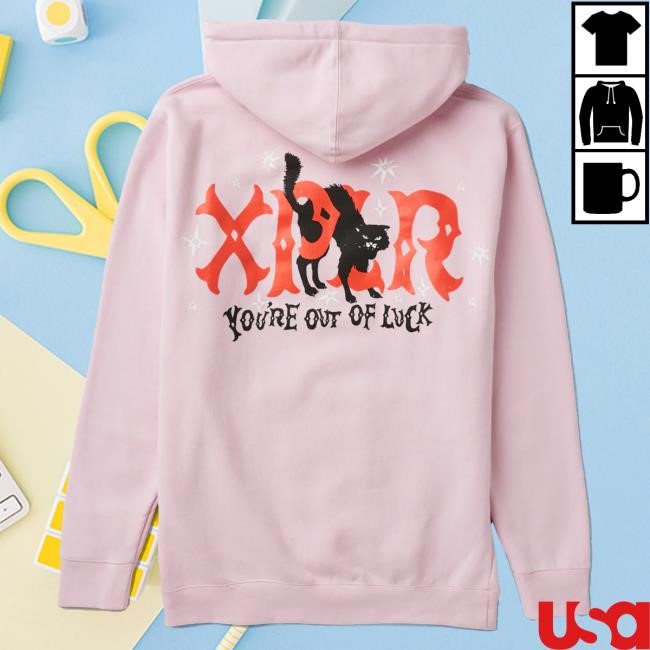 Official Sam And Colby Merch Store Shopxplr Sam And Colby Bad Luck Popover Sweatshirt Light Pink Xplr SamAndColby