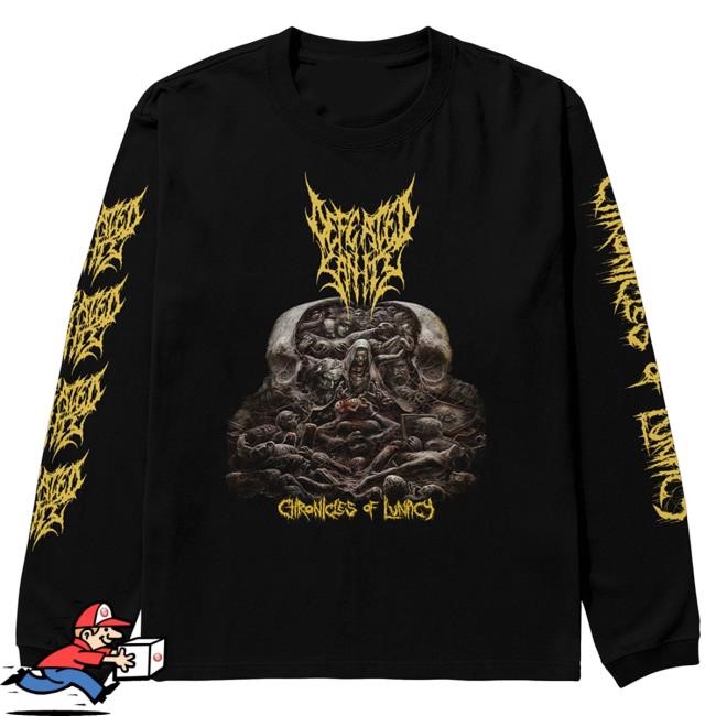 Official Night Shift Merch Store Shop Defeated Sanity - Chronicles Of Lunacy Tee Nightshift Merch