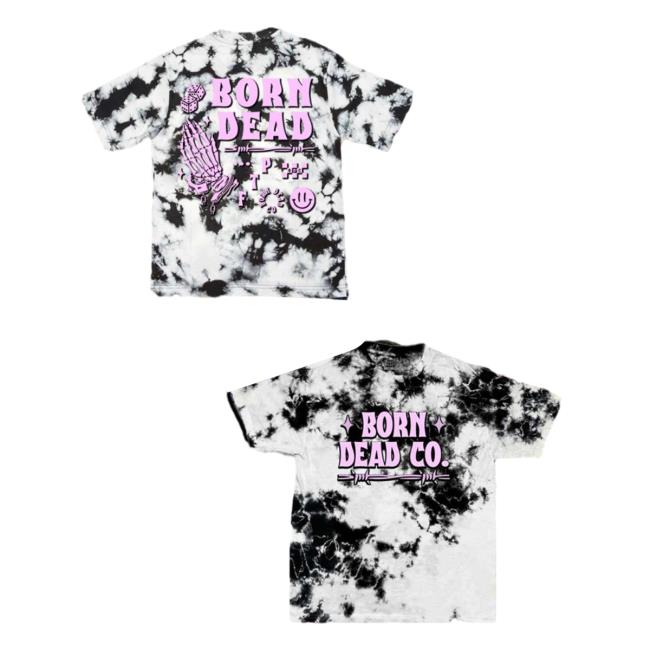 Official Born For The People Streetwear Inspired Tie Dye Top Shirt