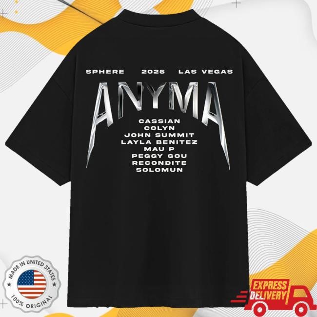 Official Anyma Merch Store Anyma Artist List Tee