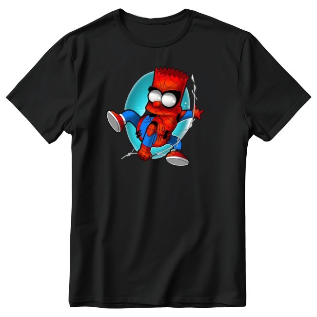 Official Funny Simpson Cosplay Spider Man Shirt Superbuyfast
