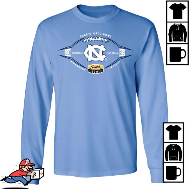 Official Duke's Mayo Bowl Merch Store 2023 Duke's Mayo Bowl North Carolina Long-Sleeve
