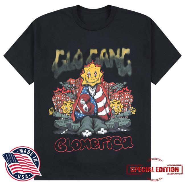Official Glo Gang American Glory Tee (Black)