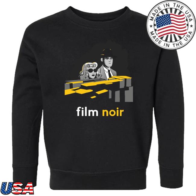 Official Super Yaki Shop Super Yaki & 'Lil Cinephile Present: Film Noir Popover Hoodie