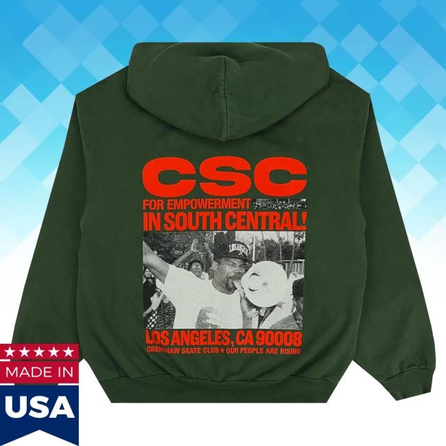 Official Crenshaw Skate Club Empowerment Crew neck Sweatshirt