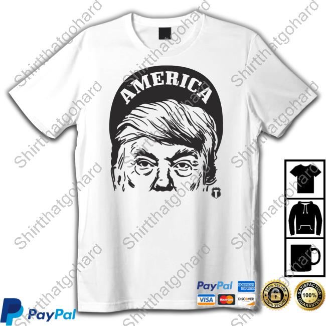 Retro Trump Face America Hoodie