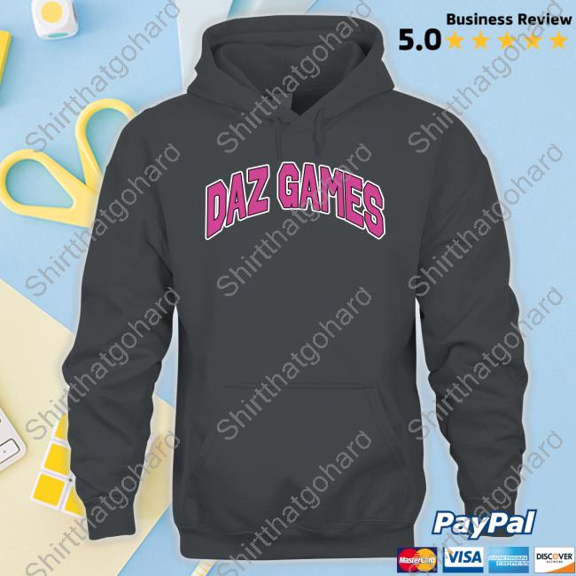 Black Daz Games Pink Logo Long Sleeve Shirt