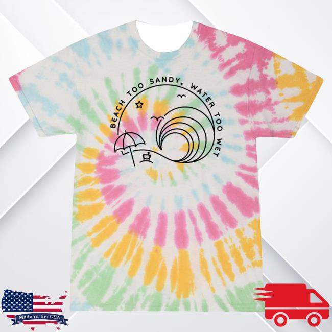 Official Kings Road Merch Store Beach Too Sandy Logo Tees (Yosemite Dye) Kings Road Shop