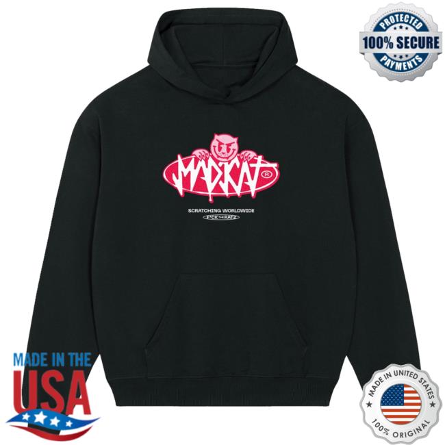 Official Madka Merch Storet Fck The Ratz Sleeve Hoodie