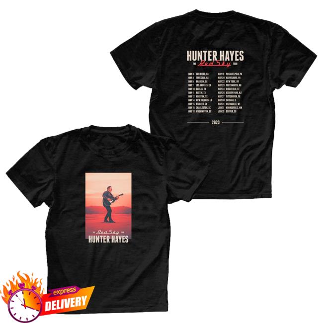 Official Hunter Hayes Store Hunterhayes Red Sky Tour Popover Shirt