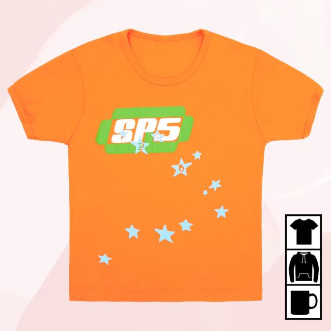 Official Kingspider Mech Store Sp5der Orange Sp5 Popover Shirt Sp5ders Apparel Clothing Shop
